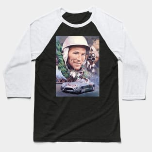 sir Stirling Moss the Legend Baseball T-Shirt